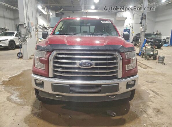 1FTEW1EFXHFC39250 2017 FORD F150 Красный Вид спереди