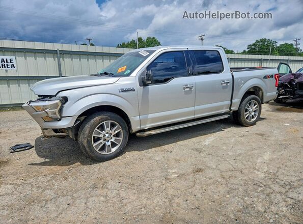 1FTEW1EFXHKC70604 2017 FORD F150 Серебряный Передняя левая четверть