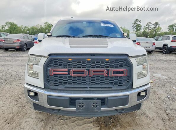 1FTEW1EG0HKC60012 2017 FORD F150 White Widok z przodu