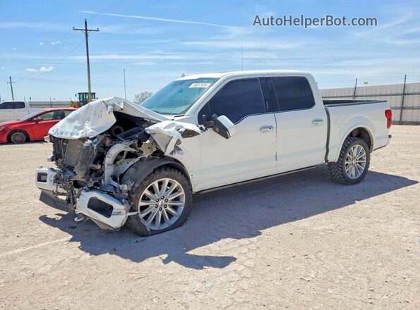 1FTEW1EG0LFB47260 2020 FORD F150 White Передня ліва чверть