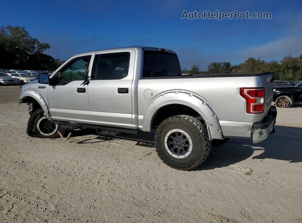 1FTEW1EG1JFD16554 2018 FORD F150 Серебряный Задняя левая четверть