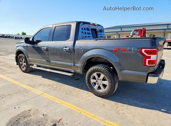 1FTEW1EG1JKF73043 2018 FORD F150 Серый Задняя левая четверть