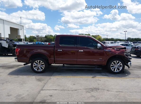 1FTEW1EG2GFA97001 2016 FORD F150 Бордовый Панорамный вид салона 360°