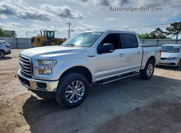 1FTEW1EG2HFA93922 2017 FORD F150 Серебряный Передняя левая четверть