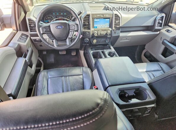 1FTEW1EG2HFA93922 2017 FORD F150 Серебряный Вид панели приборов