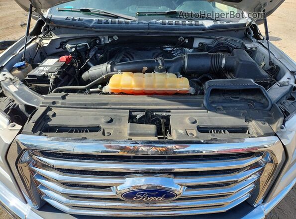 1FTEW1EG2HFA93922 2017 FORD F150 Серебряный Вид задней части салона