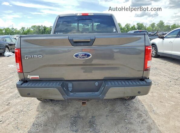 1FTEW1EG2HKC90063 2017 FORD F150 Серый Вид сзади