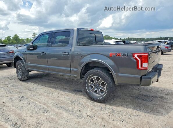 1FTEW1EG2HKC90063 2017 FORD F150 Серый Задняя левая четверть