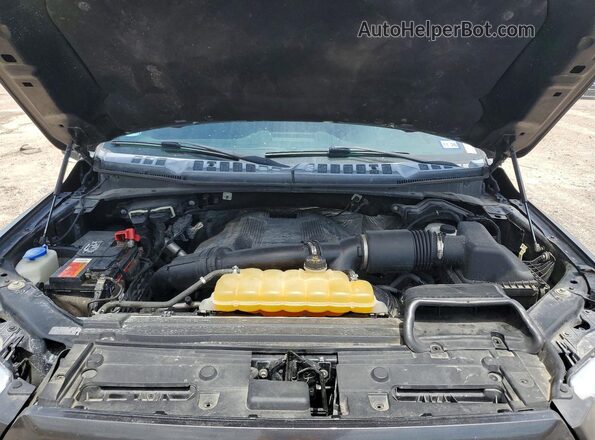 1FTEW1EG2HKC90063 2017 FORD F150 Серый Вид задней части салона