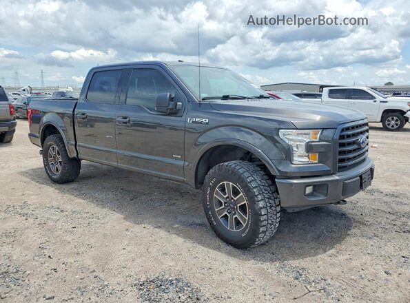 1FTEW1EG2HKC90063 2017 FORD F150 Серый Передняя правая четверть