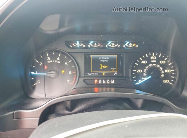 1FTEW1EG3JFC08520 2018 FORD F150 Blue Вид щитка приладів