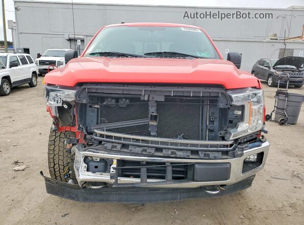 1FTEW1EG3JFE60994 2018 FORD F150 Red Front view