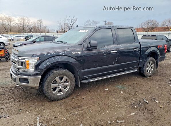 1FTEW1EG3JKF51397 2018 FORD F150 Черный Передняя левая четверть
