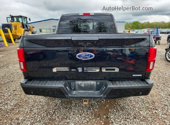 1FTEW1EG6JFE62402 2018 FORD F150 Черный Вид сзади