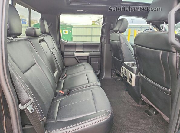 1FTEW1EG6JFE62402 2018 FORD F150 Черный Вид задних сидений