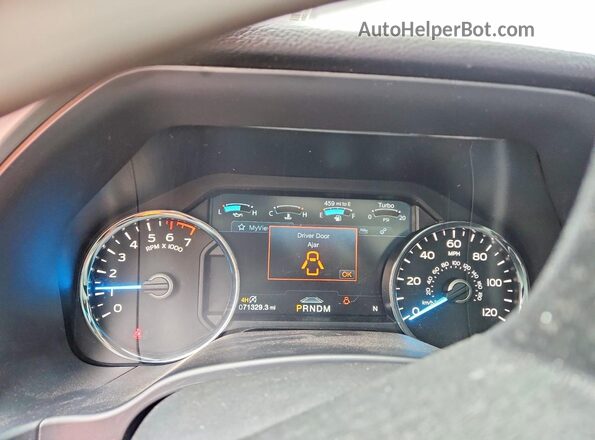 1FTEW1EG6JFE62402 2018 FORD F150 Черный Вид щитка приборов