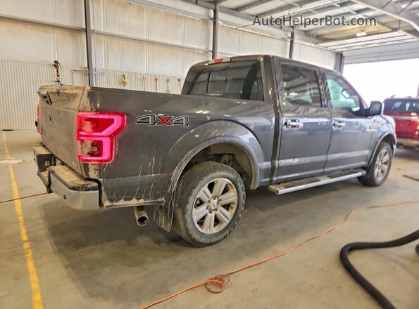 1FTEW1EG6JKF56884 2018 FORD F150 Серый Задняя правая четверть