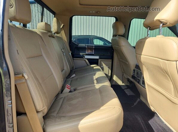 1FTEW1EG7HFB61633 2017 FORD F150 Серый Вид задних сидений
