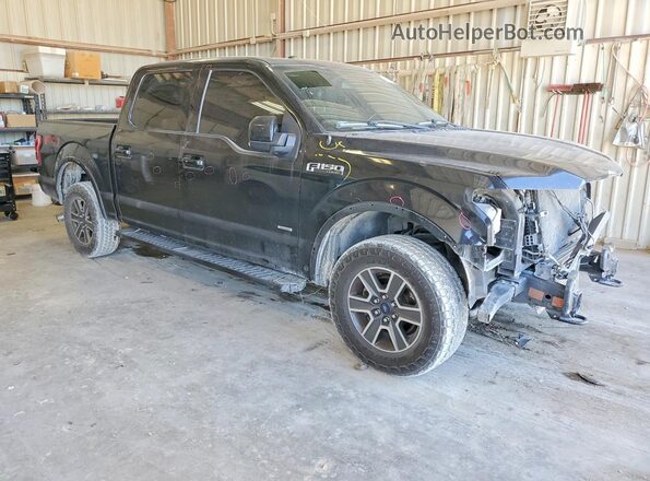 1FTEW1EG7HKD28872 2017 FORD F150 Черный Передняя правая четверть