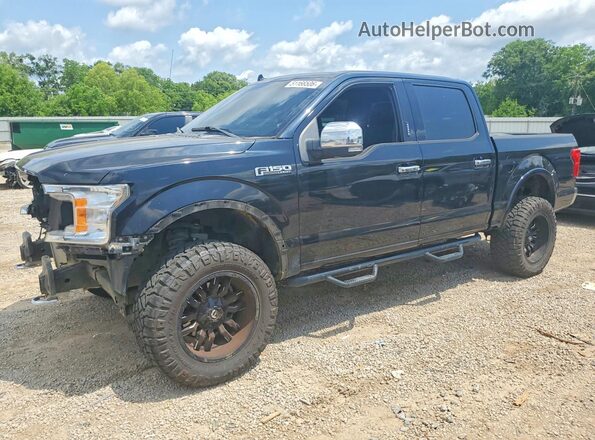 1FTEW1EG7JKD04657 2018 FORD F150 Black Przód lewy