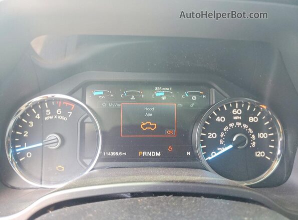 1FTEW1EG7JKD04657 2018 FORD F150 Black Widok zestawu wskaźników