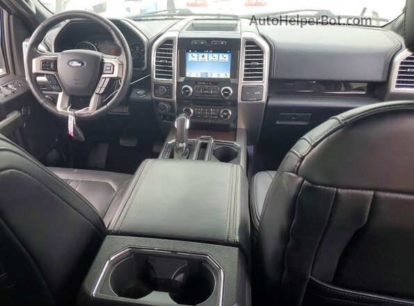 1FTEW1EG8GFD17032 2016 FORD F150 Белый Вид панели приборов