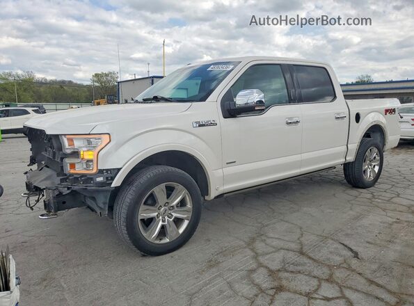 1FTEW1EG8GFD17032 2016 FORD F150 Белый Передняя левая четверть