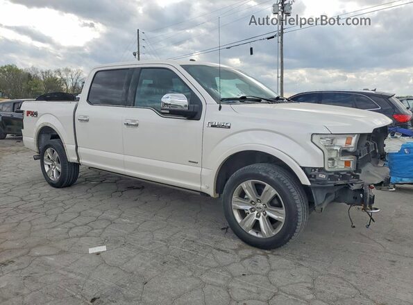 1FTEW1EG8GFD17032 2016 FORD F150 Белый Передняя правая четверть