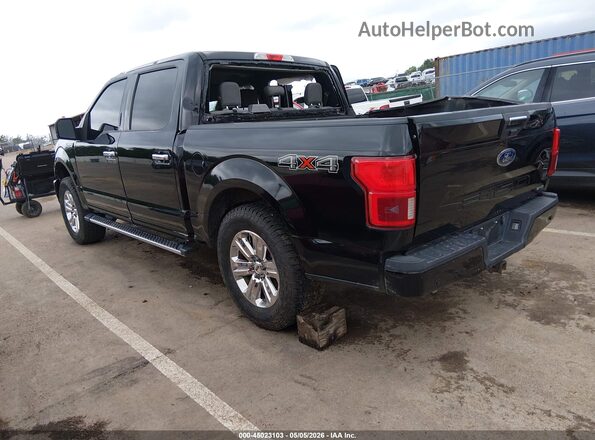 1FTEW1EG8JFC23014 2018 FORD F150 Черный Задняя левая четверть