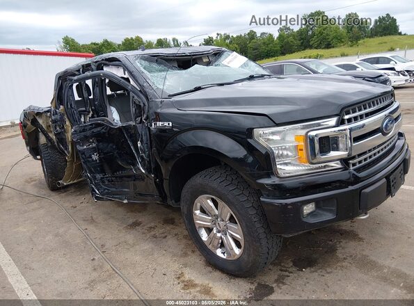 1FTEW1EG8JFC23014 2018 FORD F150 Черный Вид спереди