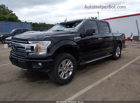 1FTEW1EG8JFC23014 2018 FORD F150 Черный Передняя левая четверть