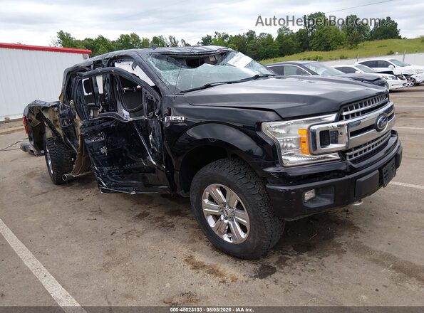 1FTEW1EG8JFC23014 2018 FORD F150 Черный Передняя правая четверть