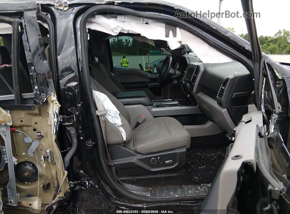 1FTEW1EG8JFC23014 2018 FORD F150 Черный Вид салона спереди