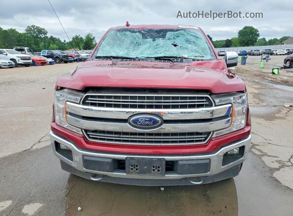 1FTEW1EG8JFD01999 2018 FORD F150 Burgundy Вид спереду