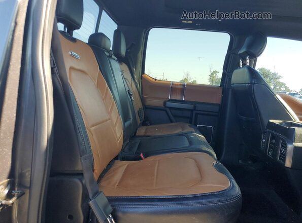 1FTEW1EGXGFD11684 2016 FORD F150 Gray Rear seats view