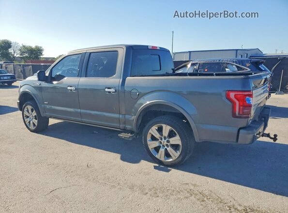 1FTEW1EGXGFD11684 2016 FORD F150 Gray Rear left