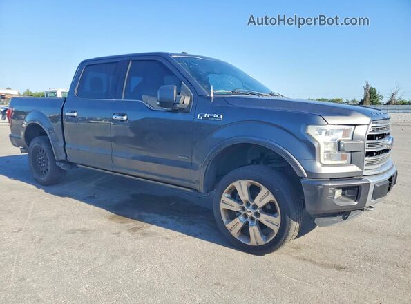 1FTEW1EGXGFD11684 2016 FORD F150 Gray Front right