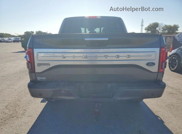 1FTEW1EGXGFD11684 2016 FORD F150 Gray Rear view