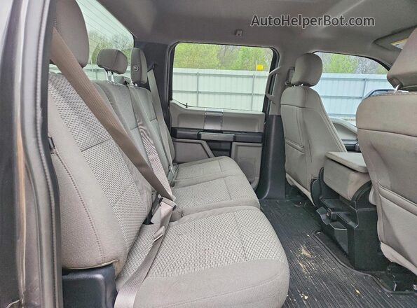 1FTEW1EGXHFB55390 2017 FORD F150 Charcoal უკანა სავარძლების ხედი