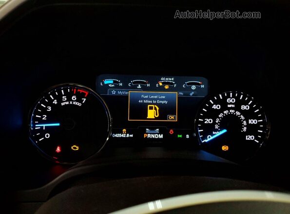 1FTEW1EGXJKD34347 2018 FORD F150 Бежевый Вид щитка приборов