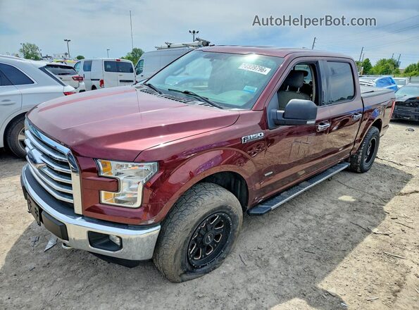 1FTEW1EP0GFC57229 2016 FORD F150 Коричневый Передняя левая четверть