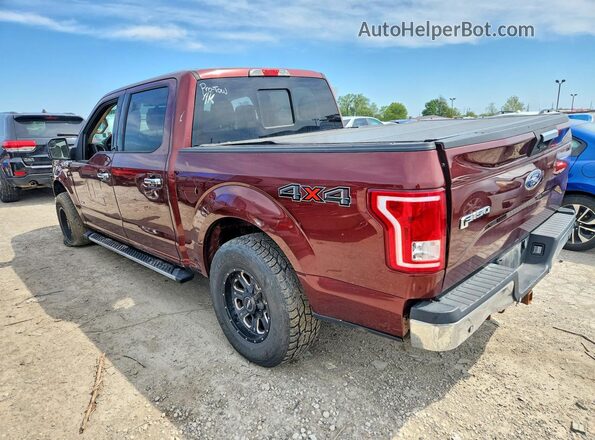 1FTEW1EP0GFC57229 2016 FORD F150 Коричневый Задняя левая четверть