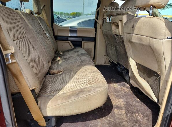 1FTEW1EP0GFC57229 2016 FORD F150 Коричневый Вид задних сидений