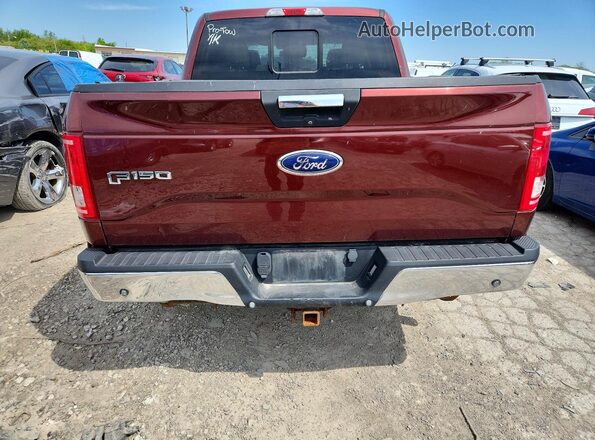1FTEW1EP0GFC57229 2016 FORD F150 Коричневый Вид сзади