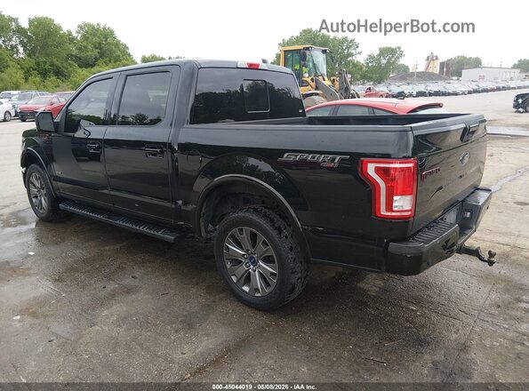 1FTEW1EP0HFB20437 2017 FORD F150 Черный Задняя левая четверть