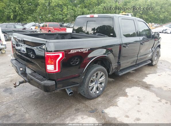 1FTEW1EP0HFB20437 2017 FORD F150 Черный Задняя правая четверть