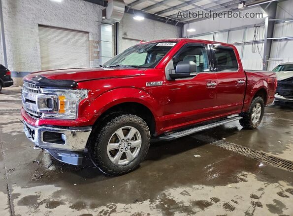 1FTEW1EP0JFC02092 2018 FORD F150 Red Передня ліва чверть