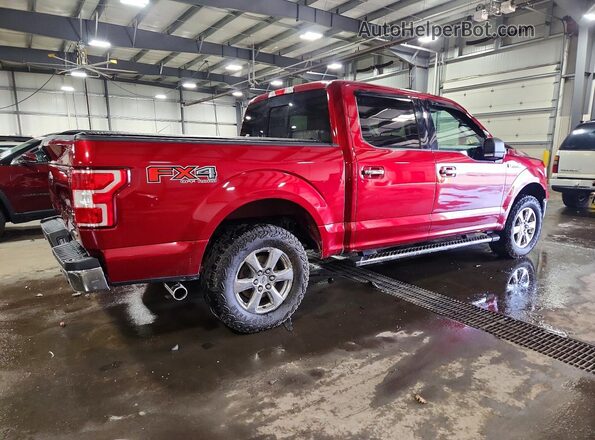 1FTEW1EP0JFC02092 2018 FORD F150 Red Задня права чверть
