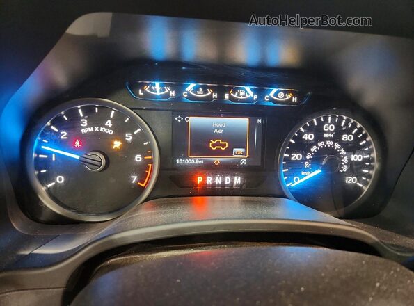 1FTEW1EP0JFC02092 2018 FORD F150 Red Вид щитка приладів