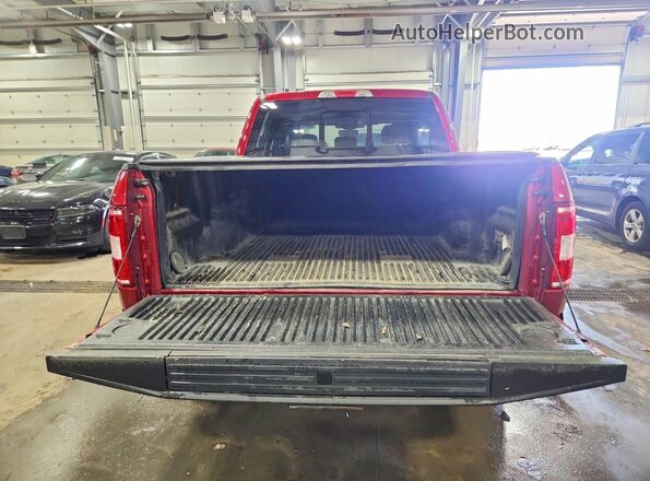 1FTEW1EP0JFC02092 2018 FORD F150 Red Вид ззаду